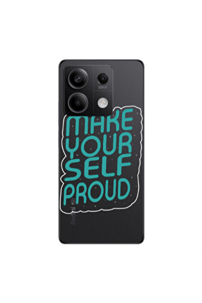 Other Xiaomi Redmi Note 13Pro 5G Make Your Self Proud Transparent Silicone TP...