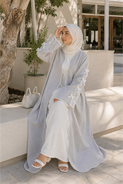 Qissaat Bow Ribbon Abaya