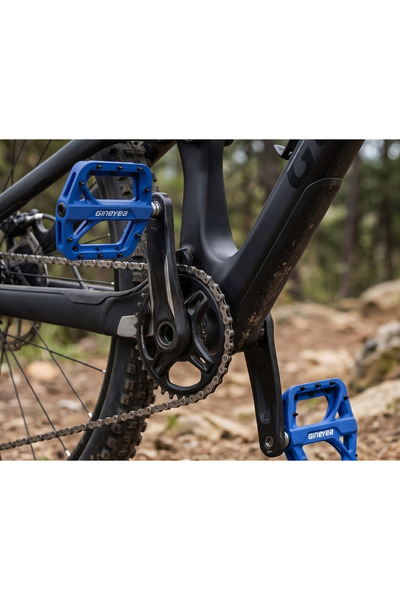heugers M996 Rulmanlı Hightec Çivili Trial Bmx Pedal Mavi