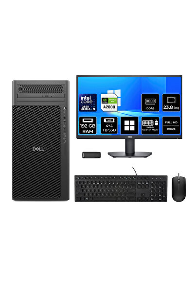 Dell Pro Max T2 Core Ultra 9 285K RTX 2000 Ada 16GB 192GB RAM 4TB SSD + 4TB S...