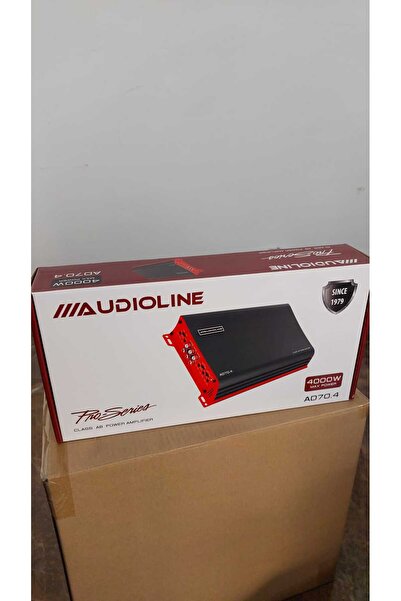 Audioline AD70.4 4000w 4x60 RMS Oto Amfi Pro Series CLASS AB Power AMPLİFİER