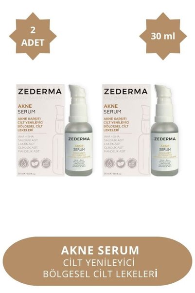 ZEDERMA Akne Karşıtı Serum 30 ml (2 Adet)
