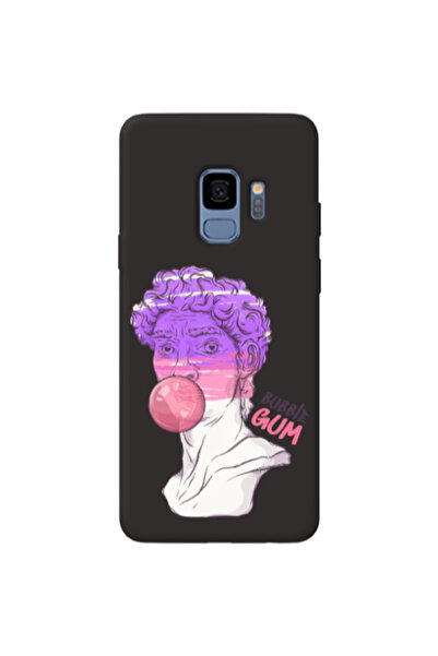 Other Samsung S9 Plus Pin Bubble Black Colored Silicone TPU Θήκη