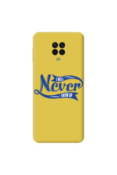 Other Xiaomi Redmi Note 9 Pro I Will Never Grow Up Yellow Colored Silicone TP...