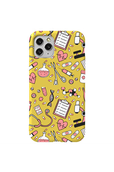 Other Apple iPhone 11 Pro Laboratory Yellow Colored Silicone TPU Θήκη