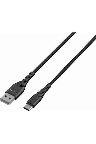 Havit CB707 Καλώδιο USB 2.0 USB-C Αρσενικό - USB-A Μαύρο 1μ 21.08.0017