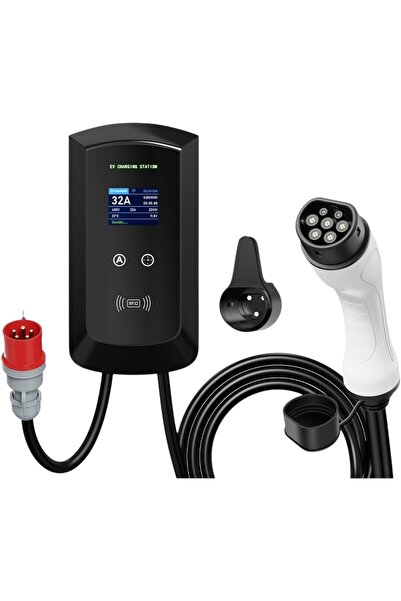OEM Statie electrica incarcare auto, EV Smart, 22KW 32A, trifazat Type 2, Wif...