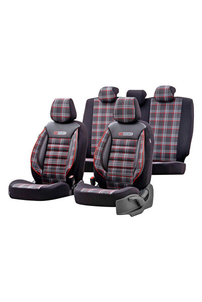 Otom Set huse scaune auto PREMIUM, Universal, Dintr-o singură bucată, GTI SPO...
