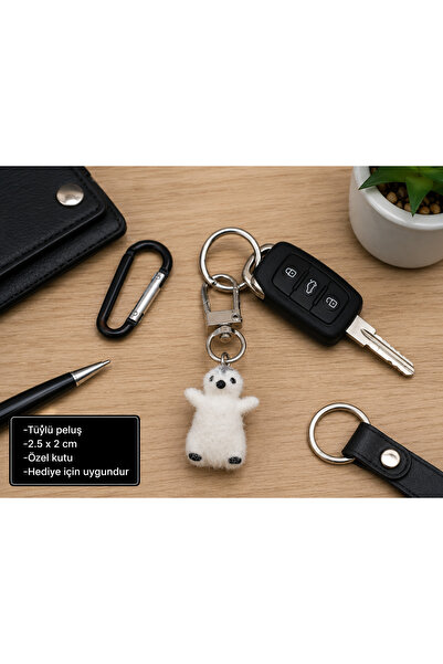 HER ŞEY NOTA www.herseynota.com Buzcuk Plush Penguin Charm Keychain – Cute Ba...