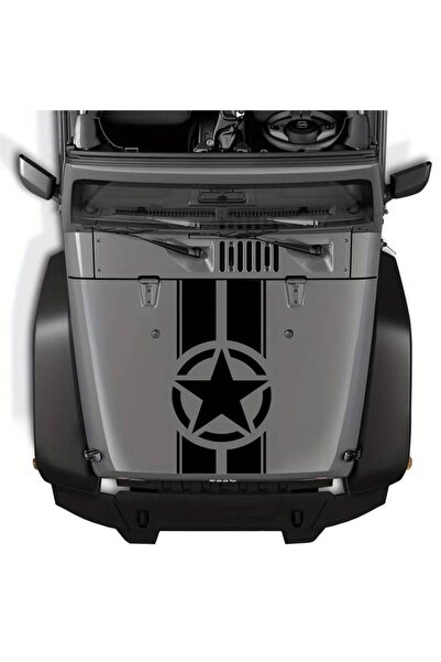 Avex Autocolant autoadeziv pentru vehicule off-road, model  "Army Star ", dim...