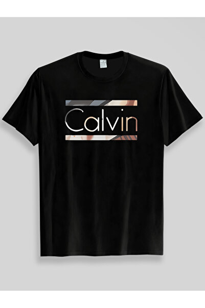 135 New Letter Contrast Design Trendy Men'S Short Sleeve T-Shirt