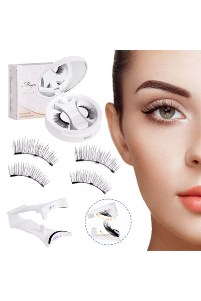 Choice11 CT10-3 Magnetic Fake Eyelashes Set Reusable 3D Glue-free Waterproof ...