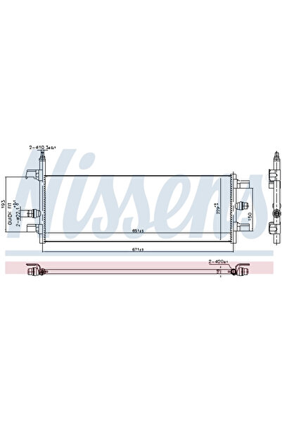 Nissens Radiator Racire Motor BMW 2 Active/X1/X2 MINI MINI COUNTRYMAN
