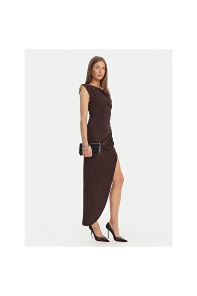 Elisabetta Franchi Rochie de cocktail pentru femei AB90661E2 Maro