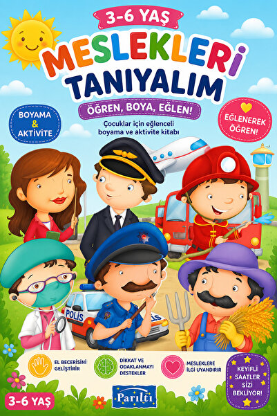 0-6 Yaş Yayınları Let's Get to Know the Professions Set - 6 Books Suitable fo...