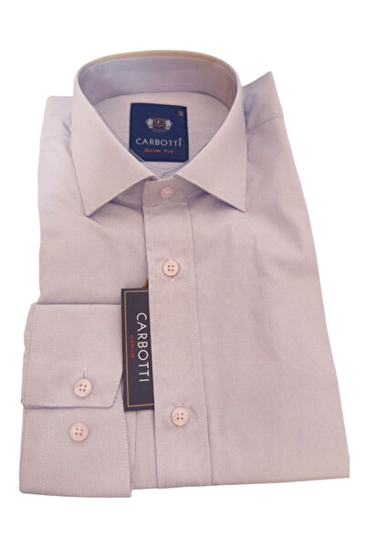 OEM Camasa barbati, maneca lunga, carbotti, slim fit, lila cu dungi, bumbac-p...