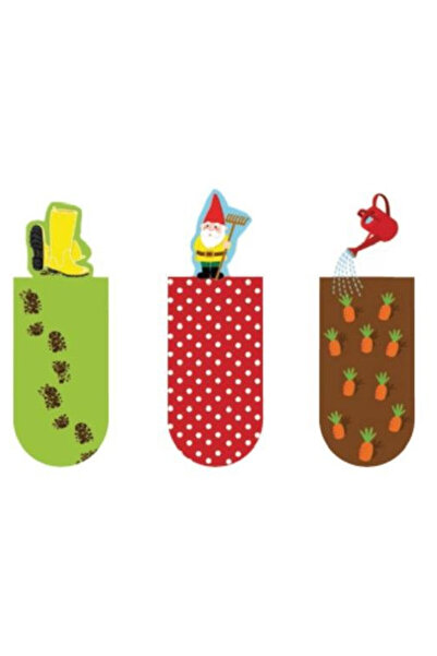 Moses Semne de carte magnetice metalice multicolor 0x9x15cm set