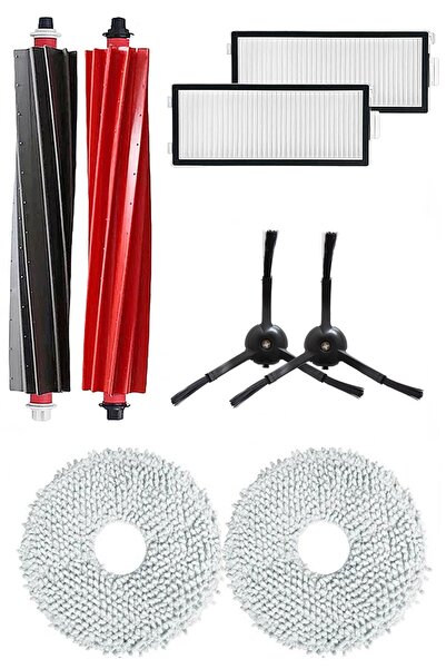 Rovexa Roborock Qrevo Slim Compatible 7-Piece Set with Black Side Brush