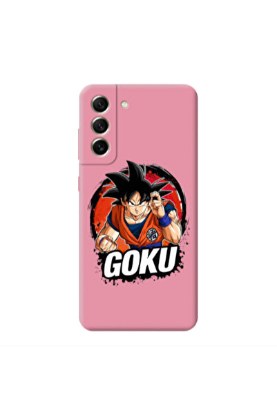 Other Samsung S21 Dragon Ball Pink Colored Silicone TPU Θήκη