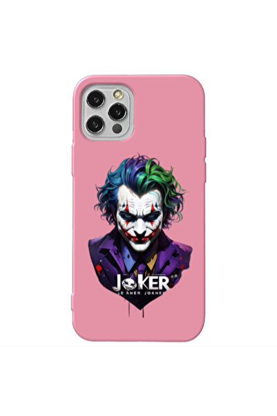 Other Apple iPhone 13 Pro Le amer Joker Pink Colored Silicone TPU Θήκη