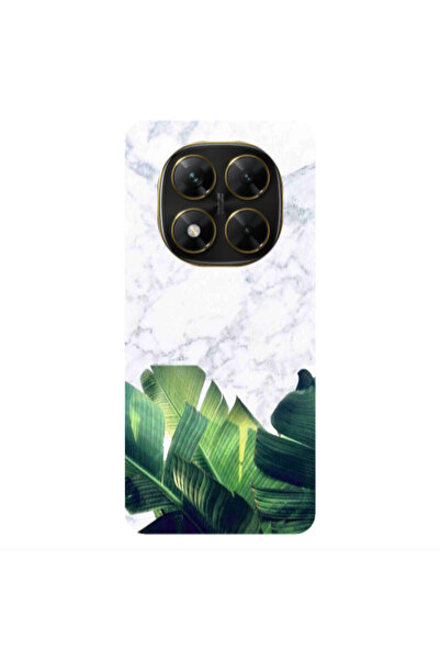 Other Xiaomi Poco X7 Marble Laves Transparent Silicone TPU Θήκη