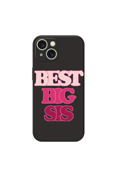 Other Apple iPhone 15 Plus Be Creative Black Colored Silicone TPU Θήκη