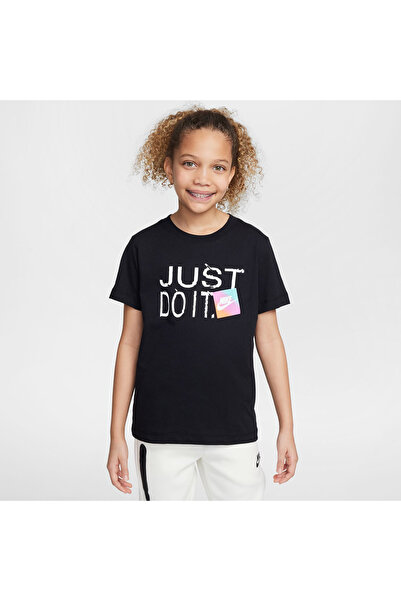 Nike K NSW TEE BRANDMARK 1 JDI HM5852-010 Μαύρο XS