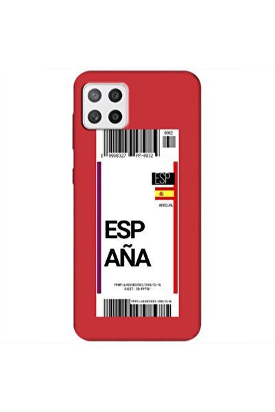 Other Samsung A22 5G Espana Arrival Red Colored Silicone TPU Θήκη