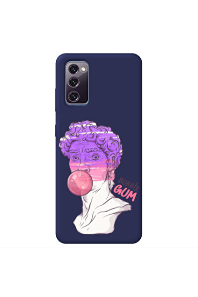 Other Samsung S20 FE Pin Bubble Dark blue Colored Silicone TPU Θήκη