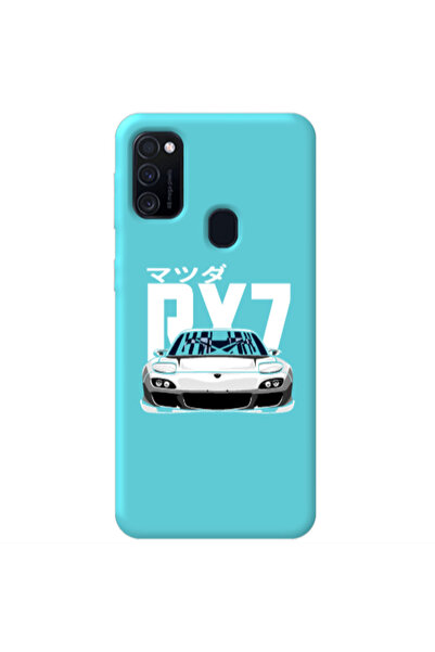Other Samsung M21 Car Rx7 Turquoise Colored Silicone TPU Θήκη