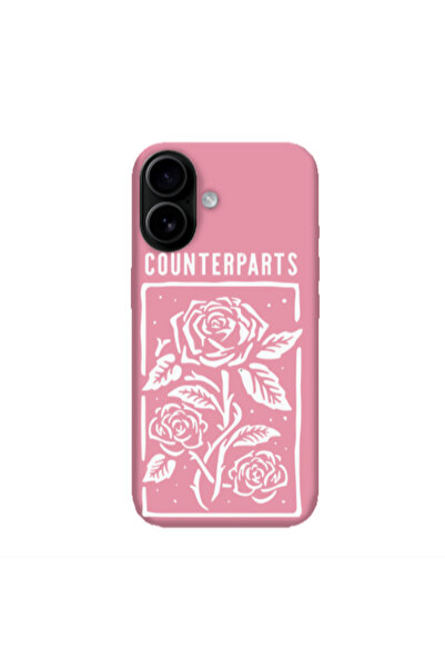 Other Apple Iphone 16 Counterparts Pink Colored Silicone TPU Θήκη
