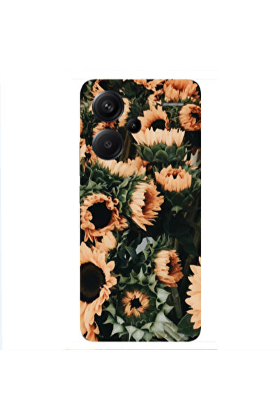 Other Xiaomi Redmi Note 13 Pro+ 5G Sunflowers Transparent Silicone TPU Θήκη