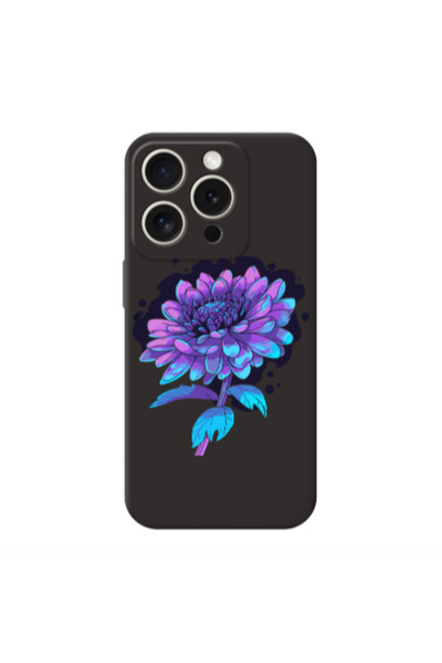 Other Apple Iphone 16 Pro Witch flower Black Colored Silicone TPU Θήκη