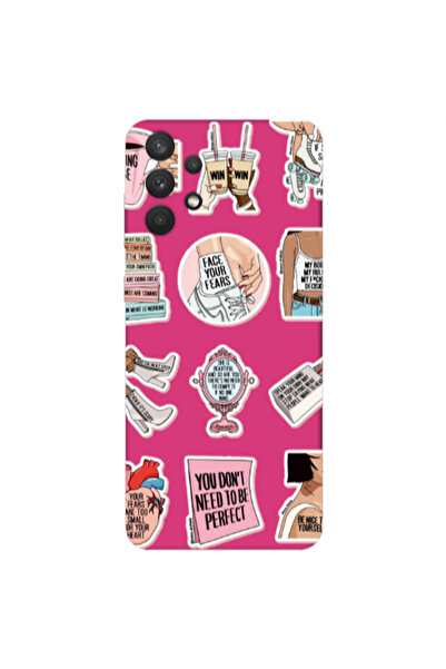 Other Samsung A32 4G Everything will be okay Fuchsia Colored Silicone TPU Θήκη