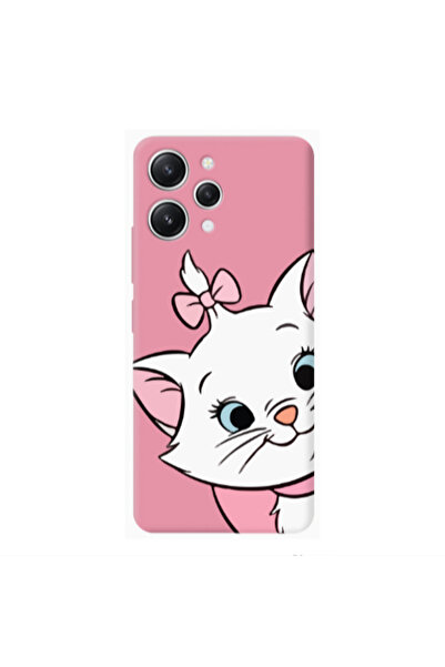 Other Xiaomi Redmi 12 I am here Pink Colored Silicone TPU Θήκη