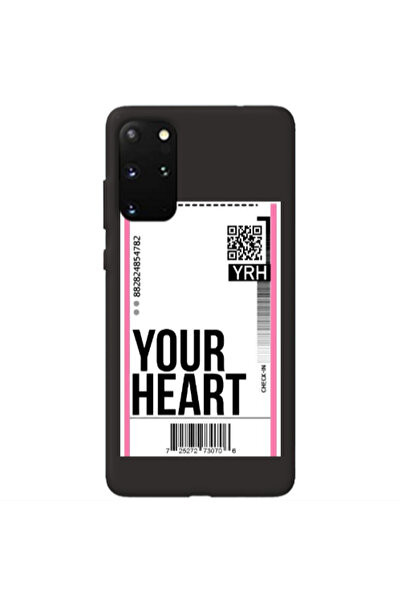 Other Samsung S20 Plus Your Heart YRH Black Colored Silicone TPU Θήκη