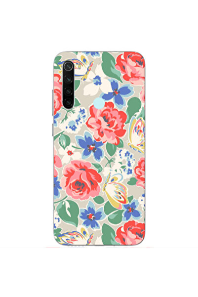 Other Xiaomi Redmi Note 8 Lady roses Transparent Silicone TPU Θήκη