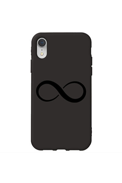 Other Apple iPhone Xr Infinity Black Colored Silicone TPU Θήκη