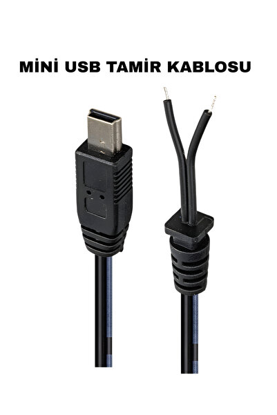 efmues Mini USB Cable USB Repair Cable One End Blank Mini USB Cable