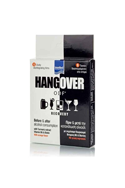 İNTERMED Hangover ODF-Διασπώμενες Στοματικές Ταινίες x6