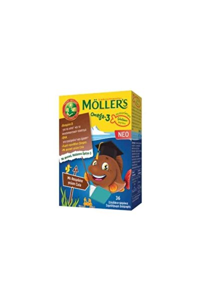OEM MOLLERS Ζελεδάκια με γεύση Coca-Cola 36 τεμάχια