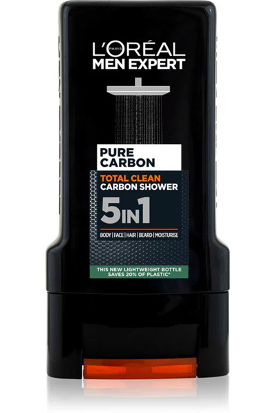 L'Oreal Paris L'Oréal Men Expert Total Clean Carbon Gel de duș 5-în-1 pentru ...