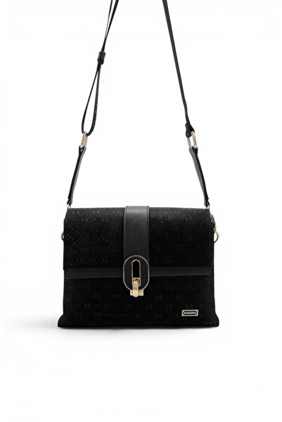 Silver Polo Black - Black Fashion Women's Crossbody Bag Sp1287