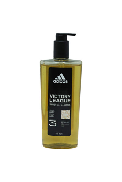adidas Victory League Gel de duș 3-în-1 pentru bărbați cu pompă, 600 ml