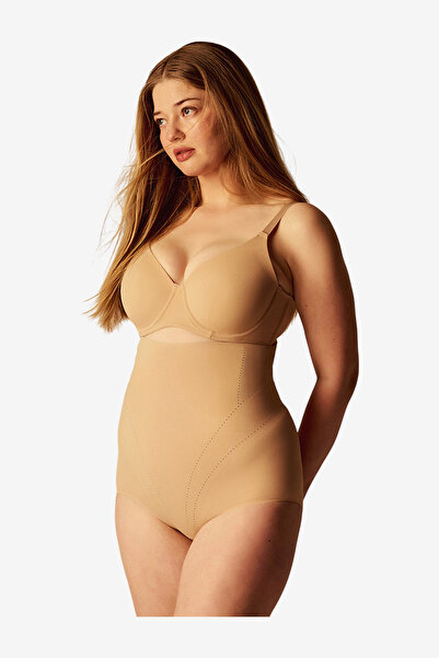 Penti Women Light High Waist Slip Beige Shaping Corset