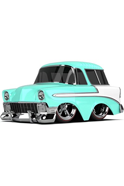 Yıldızan Entertaintment CarTuned S2 1956 Chevy Nomad - سيارة مخصصة زرقاء 1302237