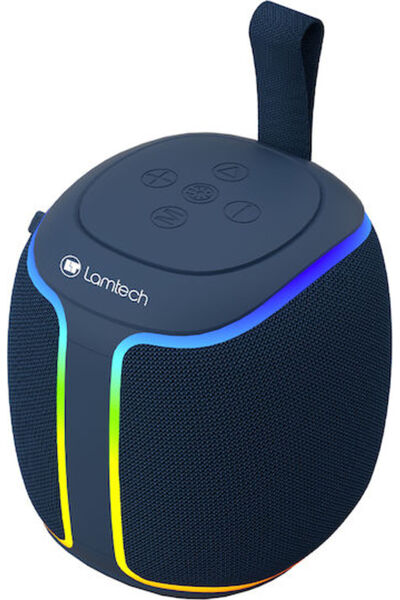 Lamtech Αποσπώμενο Ηχείο Bluetooth 5W με Ραδιόφωνο Μπλε