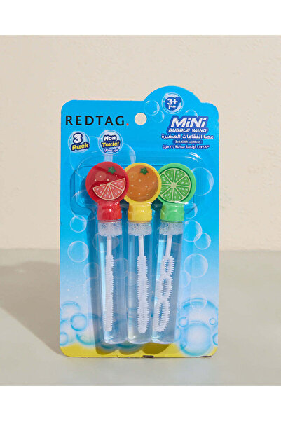 REDTAG عصا فقاعات صغيرة برتقالية متنوعة 20 مل 3 قطع