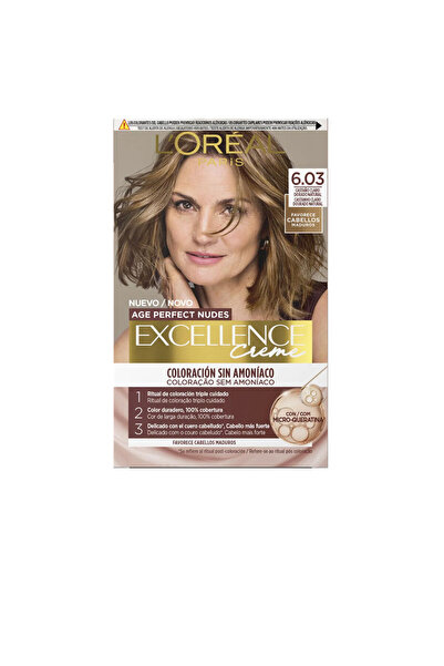 L'Oreal Paris Excellence Creme Ammoniakfreie Haarfarbe Mit Mikrokeratin #6.03...