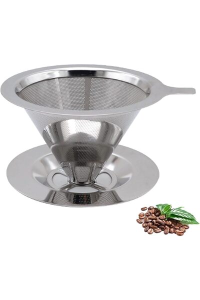 Arabest Coffee Filter,Stainless Steel Drip Filter Cup with Separate Stand,Slo...
